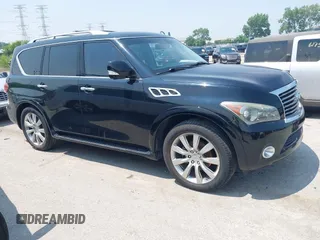 2012 Infiniti QX56 7-passenger z VIN JN8AZ2NE2C9015954, wystawiony jako IAAI lot #42432043 z przebiegiem 162 837 mil mil oraz . Historia ofert i sprzedaży dostępna na DreamBid. Obrazek 1.