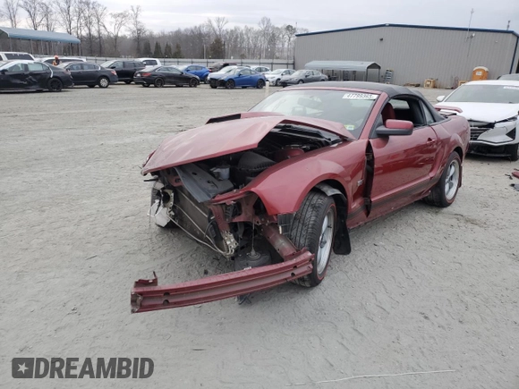 2006 Ford Mustang GT Deluxe with VIN 1ZVHT85H965218583, listed as a Copart auction lot 47799365 with Not Provided miles and Salvage Title. Bid and sale history available at carsss.com. Image 1.