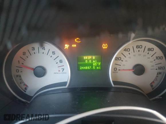 2007 Ford Explorer Eddie Bauer z VIN 1FMEU74867UB67609, wystawiony jako Copart lot #55626955 z przebiegiem 244 887 mil mil oraz Szkoda całkowita • Salvage title. Historia ofert i sprzedaży dostępna na DreamBid. Obrazek 9.