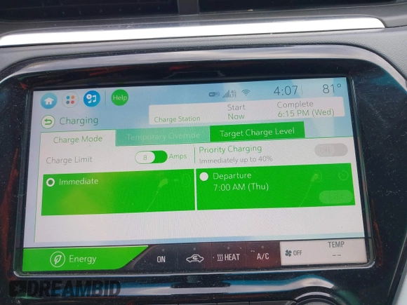 2019 Chevrolet Bolt EV LT z VIN 1G1FW6S06K4102223, wystawiony jako IAAI lot #42305594 z przebiegiem 136 966 mil mil oraz . Historia ofert i sprzedaży dostępna na DreamBid. Obrazek 18.