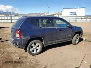 2014 Jeep Compass Sport with VIN 1C4NJDBB4ED566543, listed as a Copart auction lot 47140445 with 144,170 mi miles and Salvage Title. Bid and sale history available at carsss.com. Image 3.