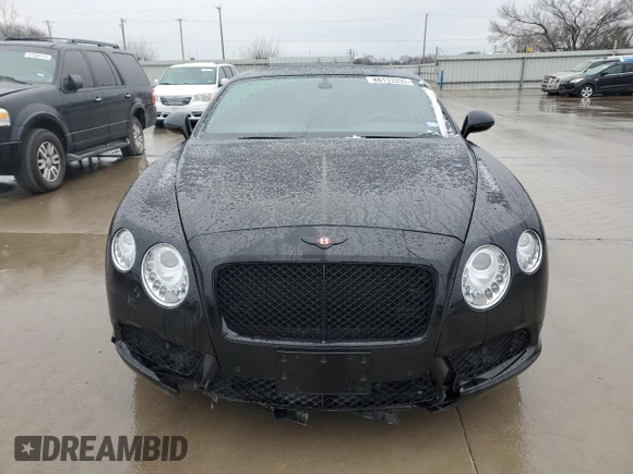 2014 Bentley Continental GT with VIN SCBFT7ZA2EC088631, listed as a Copart auction lot 88113335 with 40,199 mi miles and Salvage Title. Bid and sale history available at DreamBid. Image 5.