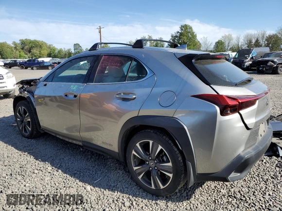 2019 Lexus UX 250h with VIN JTHU9JBH0K2002451, listed as a Copart auction lot 56042605 with 69,605 mi miles and Salvage title. Bid and sale history available at DreamBid. Image 2.