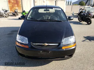 2008 Chevrolet Aveo LS with VIN KL1TD66658B048780, listed as a Copart auction lot 88987715 with 51 mi miles and Salvage Title. Bid and sale history available at DreamBid. Image 5.