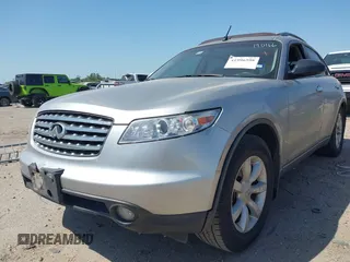 2005 Infiniti FX with VIN JNRAS08U05X106419, listed as a IAAI auction lot 41996598 with 343,592 mi miles. Bid and sale history available at carsss.com. Image 17.