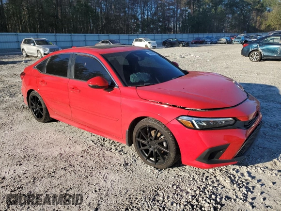 2023 Honda Civic Touring z VIN 2HGFE1F96PH307560, wystawiony jako Copart lot #46883585 z przebiegiem 50 950 mil mil oraz Szkoda całkowita • Salvage title. Historia ofert i sprzedaży dostępna na DreamBid. Obrazek 4.