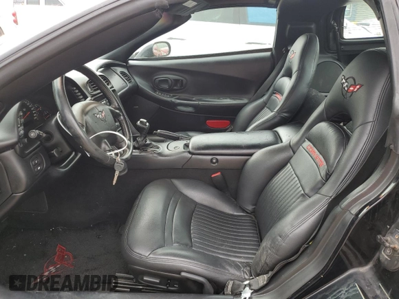 2004 Chevrolet Corvette with VIN 1G1YY22G345126176, listed as a Copart auction lot 58344684 with 0 mi miles and Salvage Title. Bid and sale history available at carsss.com. Image 7.