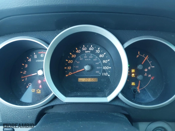 2006 Toyota 4Runner SR5 with VIN JTEBU14R468062745, listed as a IAAI auction lot 41389798 with 201,598 mi miles. Bid and sale history available at carsss.com. Image 7.