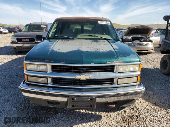 1995 Chevrolet Suburban with VIN 1GNFK16K6SJ398208, listed as a Copart auction lot 55222954 with 131,045 mi miles and Salvage Title. Bid and sale history available at carsss.com. Image 5.