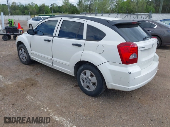 2008 Dodge Caliber SE with VIN 1B3HB28B88D645452, listed as a IAAI auction lot 41965949 with 212,896 mi miles. Bid and sale history available at carsss.com. Image 3.