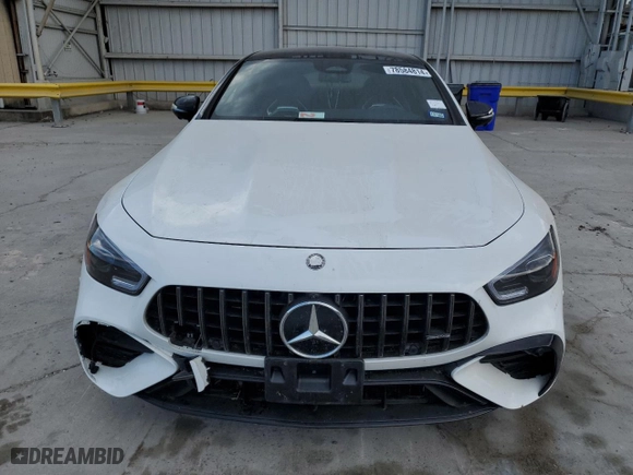 2024 Mercedes-Benz AMG GT with VIN W1K7X6BB8RV000216, listed as a Copart auction lot 78584814 with 7,421 mi miles and Salvage Title. Bid and sale history available at carsss.com. Image 5.
