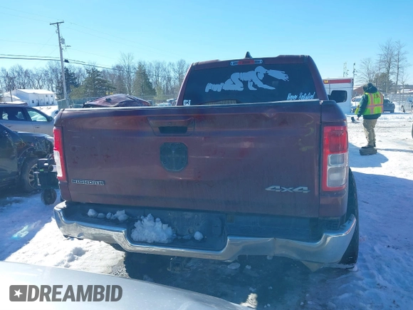 2021 Ram 1500 Big Horn с VIN 1C6SRFBT5MN760207, выставлен на аукционе IAAI как лот 41326935 с пробегом 58 667 миль миль и . История ставок и продаж доступна на DreamBid. Изображение 17.
