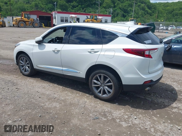 2021 Acura RDX Technology with VIN 5J8TC2H53ML047254, listed as a IAAI auction lot 42257382 with 43,469 mi miles and . Bid and sale history available at DreamBid. Image 3.