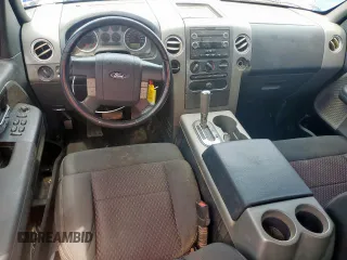 2008 Ford F-150 STX with VIN 1FTRX12W68KD11913, listed as a Copart auction lot 57166435 with 186,576 mi miles and Salvage title. Bid and sale history available at DreamBid. Image 8.
