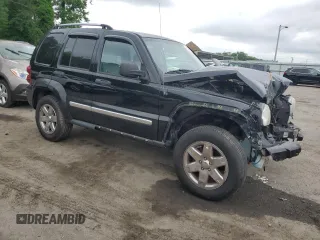 2006 Jeep Liberty Limited with VIN 1J4GL58K36W193043, listed as a Copart auction lot 61285185 with 163,518 mi miles and Salvage title. Bid and sale history available at DreamBid. Image 4.