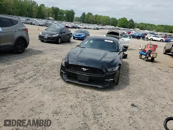 2015 Ford Mustang EcoBoost with VIN 1FA6P8TH7F5385449, listed as a Copart auction lot 53570555 with 86,541 mi miles and Salvage title. Bid and sale history available at DreamBid. Image 10.
