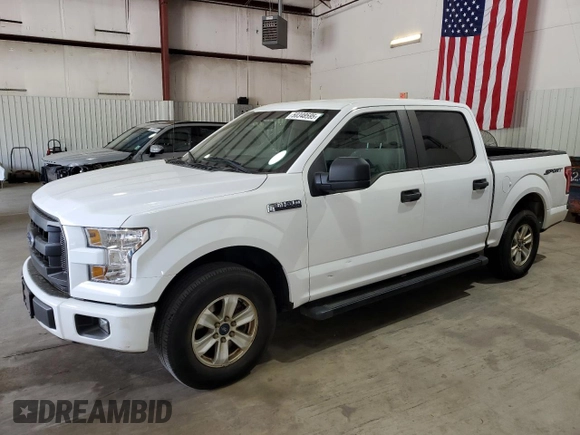 2015 Ford F-150 XLT with VIN 1FTEW1C84FKE47844, listed as a Copart auction lot 50348595 with 137,916 mi miles and Salvage Title. Bid and sale history available at carsss.com. Image 1.