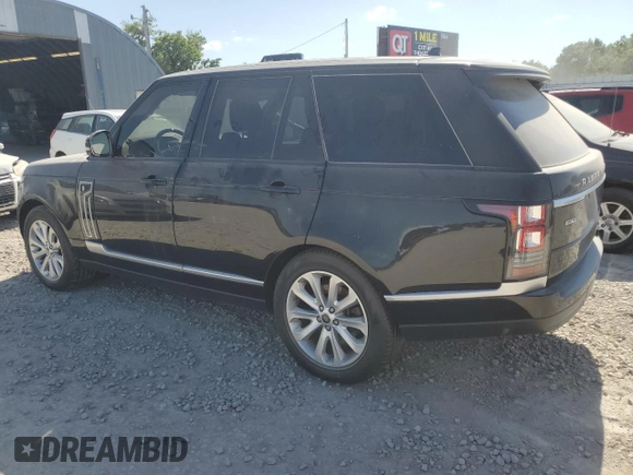 2016 Land Rover Range Rover HSE z VIN SALGS2KF4GA259948, wystawiony jako Copart lot #57519995 z przebiegiem 65 151 mil mil oraz Szkoda całkowita • Salvage title. Historia ofert i sprzedaży dostępna na DreamBid. Obrazek 2.