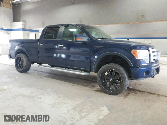 2009 Ford F-150 XL with VIN 1FTPW14V89KC53710, listed as a Copart auction lot 53499825 with 187,271 mi miles and Salvage Title. Bid and sale history available at carsss.com. Image 4.