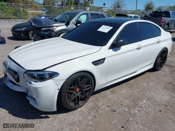 2013 BMW M5 with VIN WBSFV9C58DC772878, listed as a IAAI auction lot 41775691 with NaN miles. Bid and sale history available at carsss.com. Image 17.