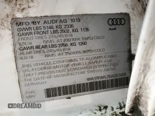 2014 Audi allroad Premium with VIN WA1TFAFL7EA057455, listed as a Copart auction lot 79381654 with 115,552 mi miles and Clean Title. Bid and sale history available at carsss.com. Image 13.