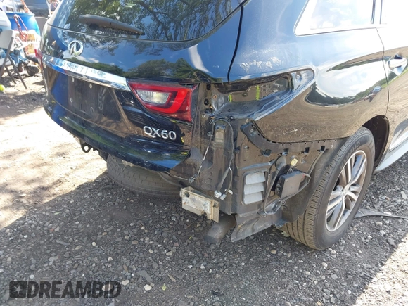 2019 Infiniti QX60 Luxe with VIN 5N1DL0MM0KC515759, listed as a IAAI auction lot 42743015 with 69,863 mi miles and . Bid and sale history available at DreamBid. Image 19.