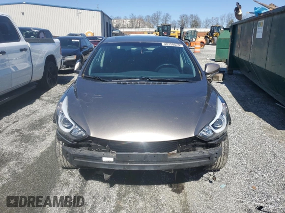 2015 Hyundai Elantra SE with VIN 5NPDH4AEXFH569297, listed as a Copart auction lot 48750025 with 62,286 mi miles and Salvage Title. Bid and sale history available at carsss.com. Image 5.
