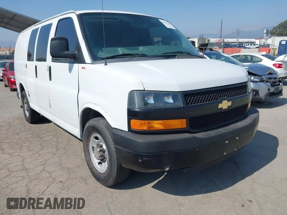 2013 Chevrolet Express Cargo with VIN 1GCWGFCB8D1902532, listed as a IAAI auction lot 42452764 with 95,113 mi miles and . Bid and sale history available at DreamBid. Image 1.