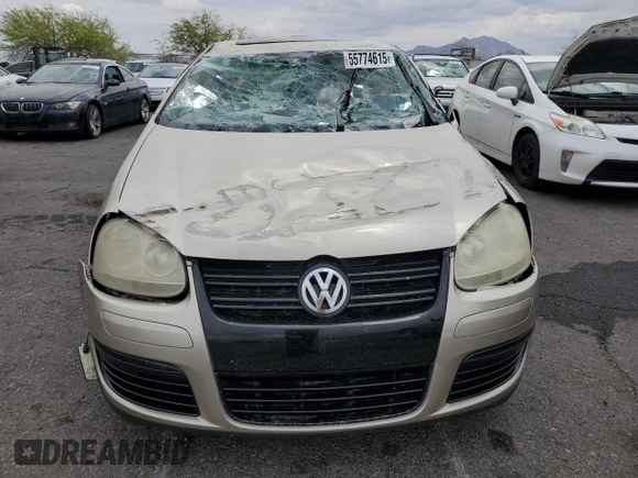 2006 Volkswagen Jetta 2.5L with VIN 3VWSF71K56M765739, listed as a Copart auction lot 55774615 with Not provided miles and Salvage title. Bid and sale history available at DreamBid. Image 5.