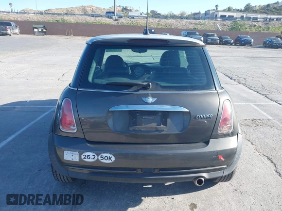 2006 MINI Hardtop with VIN WMWRC33586TJ75043, listed as a IAAI auction lot 41948235 with 138,402 mi miles and . Bid and sale history available at DreamBid. Image 16.