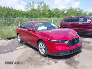 2024 Honda Accord LX z VIN 1HGCY1F23RA010647, wystawiony jako IAAI lot #42082178 z przebiegiem 26 514 mil mil oraz . Historia ofert i sprzedaży dostępna na DreamBid. Obrazek 1.