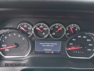 2021 Chevrolet Silverado 1500 LT with VIN 3GCUYDED9MG223006, listed as a IAAI auction lot 41846144 with 14,764 mi miles and . Bid and sale history available at DreamBid. Image 7.