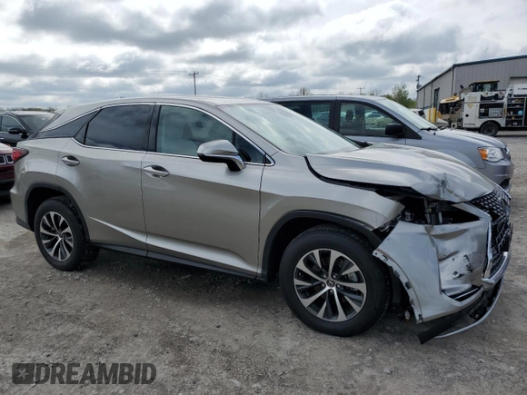 2021 Lexus RX 350 with VIN 2T2AZMDA2MC285201, listed as a Copart auction lot 56396395 with 17,414 mi miles and Salvage Title. Bid and sale history available at DreamBid. Image 4.