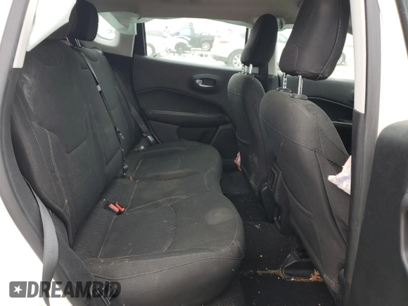 2020 Jeep Compass Sport with VIN 3C4NJDAB4LT167012, listed as a Copart auction lot 54540555 with 196,636 mi miles and Salvage title. Bid and sale history available at DreamBid. Image 11.