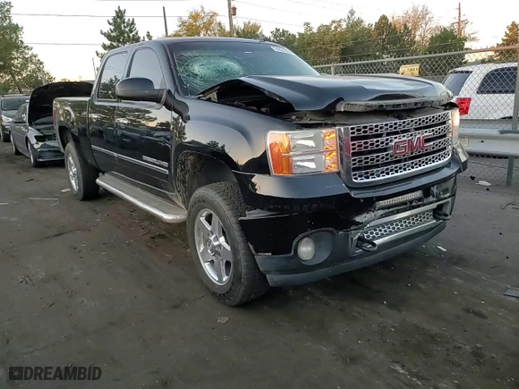 2011 GMC Sierra 2500HD Denali with VIN 1GT125CG9BF228602, listed as a Copart auction lot 74337994 with 162,319 mi miles and Salvage Title. Bid and sale history available at carsss.com. Image 10.
