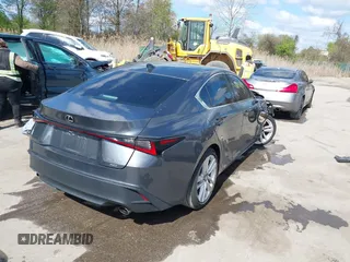 2021 Lexus IS 300 with VIN JTHC81F21M5046917, listed as a IAAI auction lot 42052845 with 40,846 mi miles and . Bid and sale history available at DreamBid. Image 4.