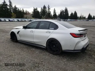 2021 BMW M3 Competition z VIN WBS33AY0XMFL32795, wystawiony jako Copart lot #52745265 z przebiegiem Nie podano mil oraz Szkoda całkowita • Salvage title. Historia ofert i sprzedaży dostępna na DreamBid. Obrazek 2.