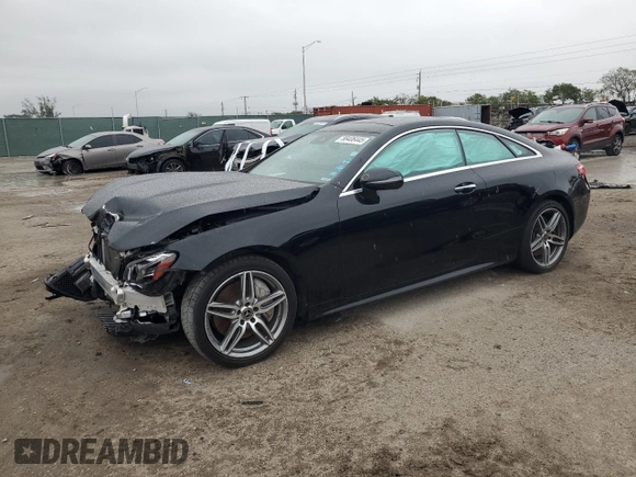 2018 Mercedes-Benz E-Class E 400 with VIN WDD1J6FBXJF068128, listed as a Copart auction lot 88406445 with 0 mi miles and Salvage Title. Bid and sale history available at carsss.com. Image 1.