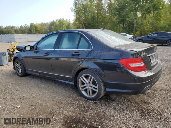 2013 Mercedes-Benz C 300 Sport with VIN WDDGF8AB1DA819150, listed as a Copart auction lot 70980134 with 133,038 mi miles and Salvage Title. Bid and sale history available at DreamBid. Image 2.