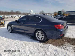 2014 BMW 5 Series 535i xDrive with VIN WBA5B3C54ED533572, listed as a Copart auction lot 89308205 with 130,486 mi miles and Salvage Title. Bid and sale history available at carsss.com. Image 2.