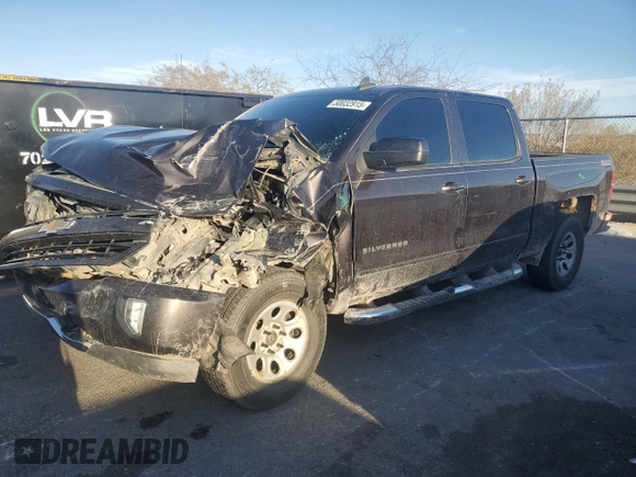 2016 Chevrolet Silverado 1500 LT with VIN 3GCUKREC2GG217221, listed as a Copart auction lot 50032915 with 105,022 mi miles and Salvage Title. Bid and sale history available at DreamBid. Image 1.