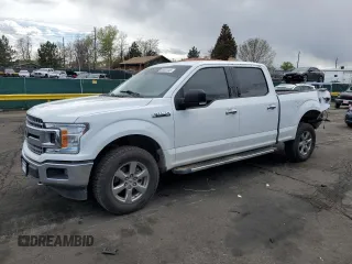 2019 Ford F-150 XL with VIN 1FTFW1E53KFC70522, listed as a Copart auction lot 55631445 with 117,292 mi miles and Salvage title. Bid and sale history available at DreamBid. Image 1.