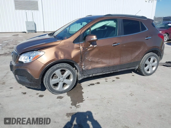 2016 Buick Encore with VIN KL4CJASB3GB588662, listed as a IAAI auction lot 41630145 with 120,332 mi miles. Bid and sale history available at carsss.com. Image 4.