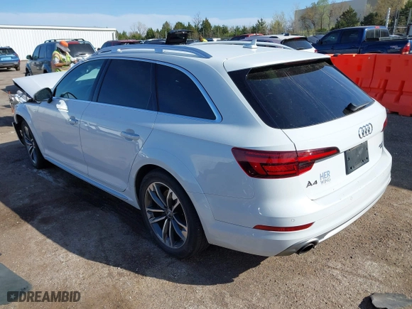 2018 Audi A4 allroad Premium Plus with VIN WA18NAF41JA024706, listed as a IAAI auction lot 41921127 with 76,719 mi miles. Bid and sale history available at carsss.com. Image 3.