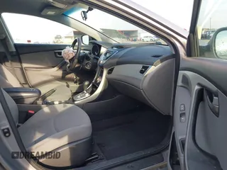 2012 Hyundai Elantra Limited with VIN KMHDH4AE9CU433241, listed as a IAAI auction lot 41834749 with 223,033 mi miles. Bid and sale history available at carsss.com. Image 5.