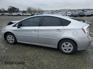 2011 Toyota Prius I with VIN JTDKN3DU2B0266681, listed as a Copart auction lot 43855645 with 157,327 mi miles and Salvage Title. Bid and sale history available at DreamBid. Image 2.