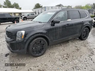 2021 Kia Telluride SX with VIN 5XYP5DHC7MG117838, listed as a Copart auction lot 51410165 with 93,127 mi miles and Salvage Title. Bid and sale history available at carsss.com. Image 1.