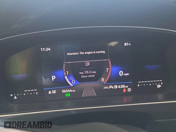 2024 Volkswagen Tiguan SE z VIN 3VV3B7AX3RM105123, wystawiony jako IAAI lot #42796460 z przebiegiem 36 543 mil mil oraz . Historia ofert i sprzedaży dostępna na DreamBid. Obrazek 37.