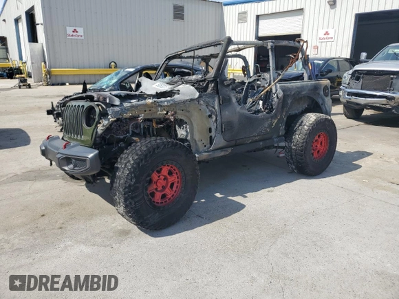 2021 Jeep Wrangler Rubicon with VIN 1C4HJXCG2MW807639, listed as a Copart auction lot 50533135 with Not provided miles and Non repairable. Bid and sale history available at DreamBid. Image 1.