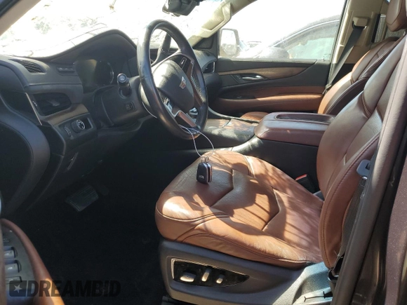 2018 Cadillac Escalade ESV Premium Luxury z VIN 1GYS3JKJ5JR147062, wystawiony jako Copart lot #76596064 z przebiegiem 157 347 mil mil oraz Szkoda całkowita • Salvage title. Historia ofert i sprzedaży dostępna na DreamBid. Obrazek 7.